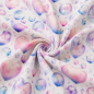 Preview: Softshell - Bubble Hearts – Herzen - Seifenblasen rosa / blau